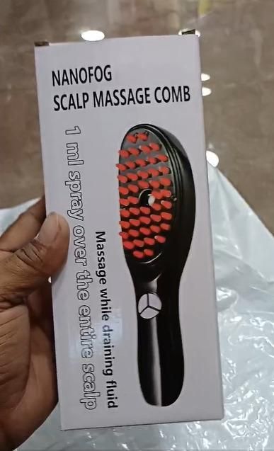 Scalp Massage Comb with oil sprayer