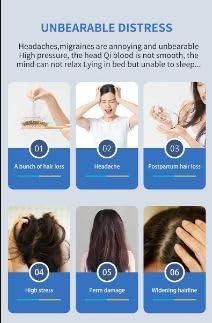 Scalp Massage Comb with oil sprayer